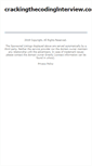 Mobile Screenshot of crackingthecodinglnterview.com