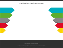 Tablet Screenshot of crackingthecodinglnterview.com